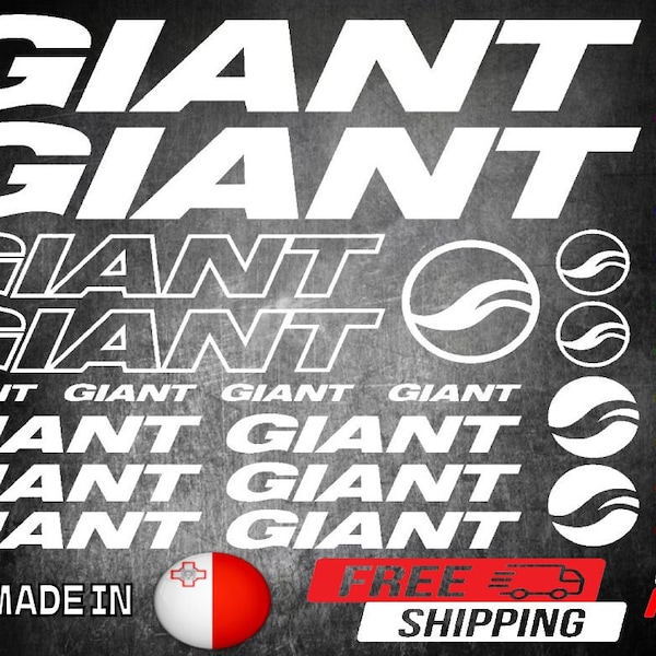 Giant Bike Stickers Etsy