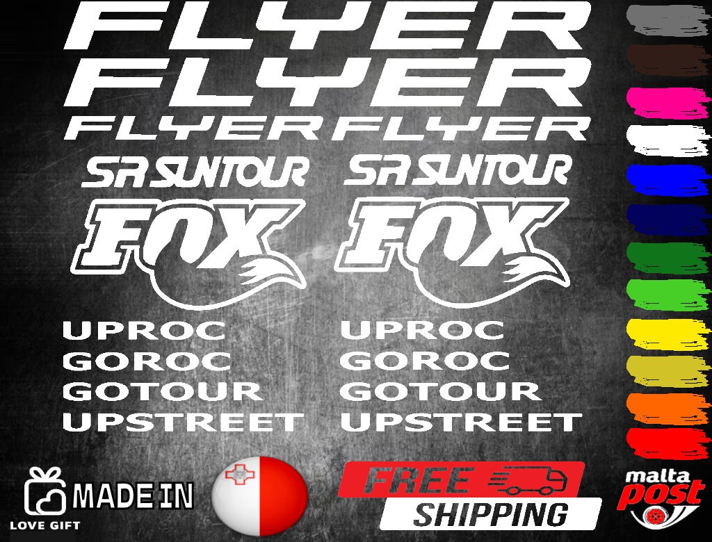 Flyer Electric Bicycle Vinyl Stickers Sheet Bike Frame Cycle Cycling  Bicycle Mtb Road - Etsy, image size:1024x780