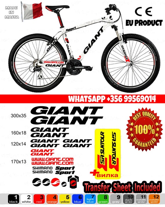 Planche De Stickers / Décalcomanies SR Suntour Pour Cadre Vélo - Vinyle Multi-couleurs