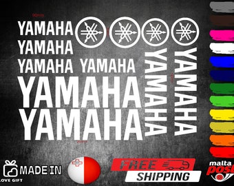 YAMAHA Decals Stickers Set Kit for Motorcycle Outboard Bike Vinyl Graphic