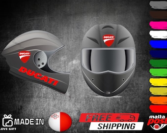 Ducati Decals/Sticker for Motor Bike  and Helmet (4 TOTAL)