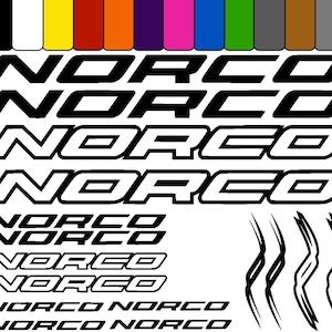 NARCO Vinyl Decal Stickers Bike Frame Cycle Cycling Bicycle Mtb