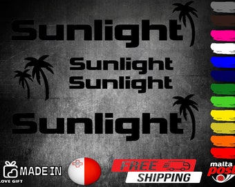 Sunlight Motorhome car sticker Camper / camping-car