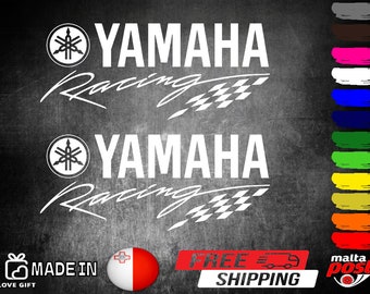 YAMAHA Racing  2PCS  logo decal stickers for motorcycle fairing or fuel tank