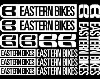 Eastern Bikes Vinyl Stickers Sheet Frame Cycle Cycling Bicycle Mtb