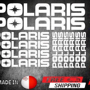 Polaris X12PCS Decals/Stickers set for snowmobile ATV 4x4 suv truck vinyl graphics logo