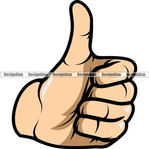 Homem Masculino Gesto De Mão Polegar Para Cima Aprovação Bom Dedo Símbolo Sucesso Ganhar Vencedor Sinal Positivo Sim Votar Logo Design Elemento JPG PNG SVG File