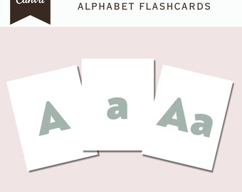 ABCフラッシュカード、教育カード、A-Zカード、アルファベットフラッシュカード、アルファベット学習、デジタルダウンロード