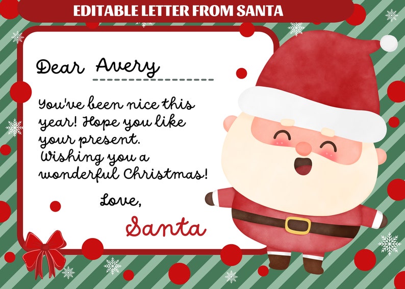 Printable Letter From Santa Secret Letter From Santa Best Secret Santa printable-letter-from-santa-secret-letter-from-santa-best-secret-santa