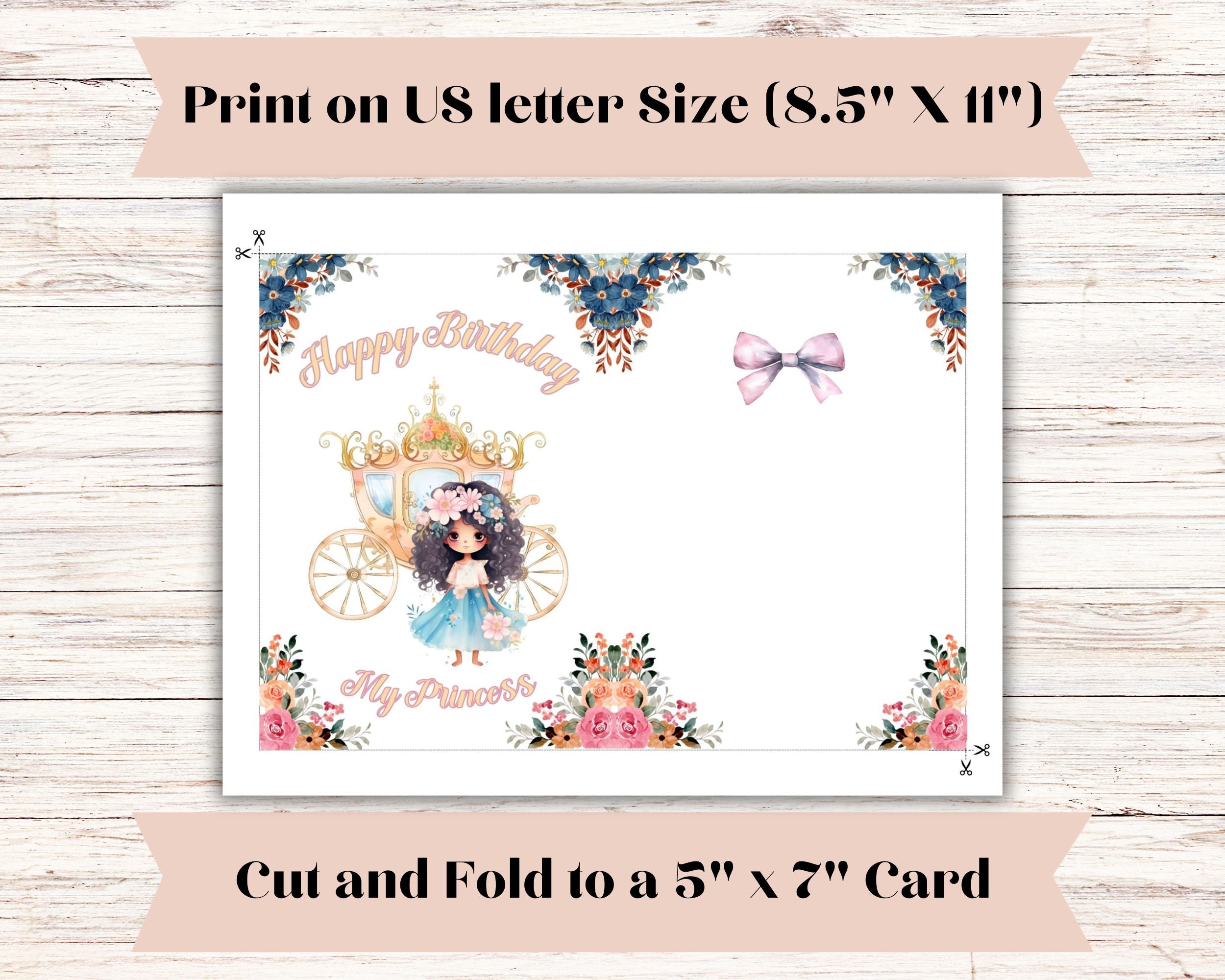 Happy Birthday Card DIGITAL Download printable Birthday Card Adorable ...