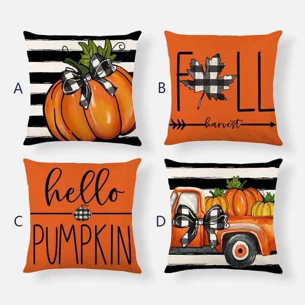 Fall Pillow Etsy