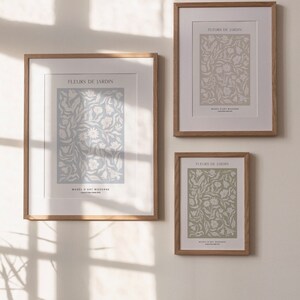 Fleurs De Jardin Exhibition Print A4
