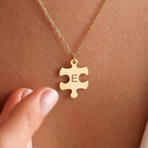 Puzzle Necklace Etsy