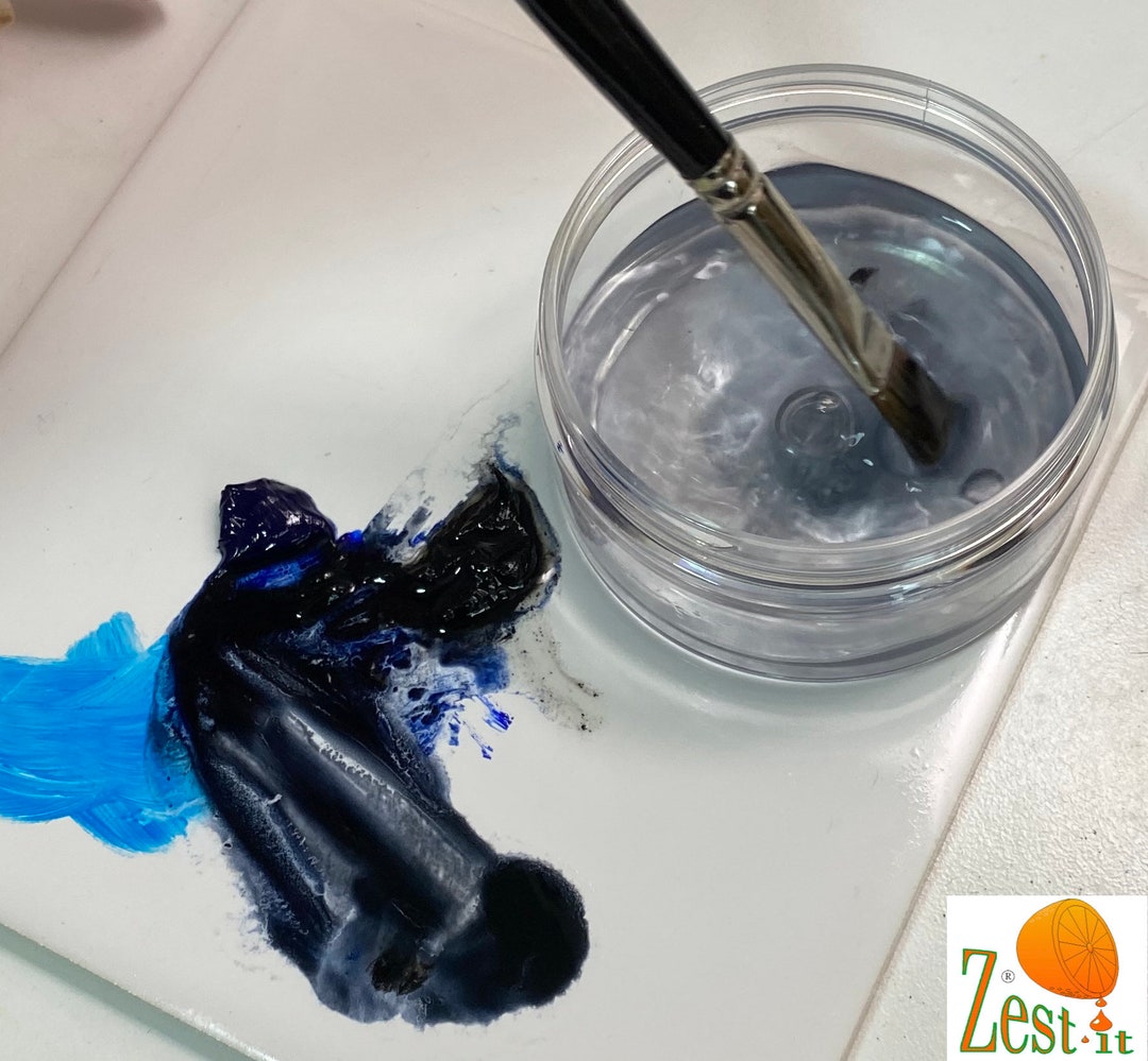 Zestit® Acrylic Brush Cleaner. Cleans Acrylic Paint and Etsy UK