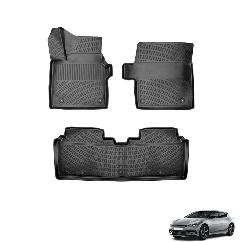 Fits Kia EV6 20222023 Floor Mats Front & Rear All Wheather Custom Fit