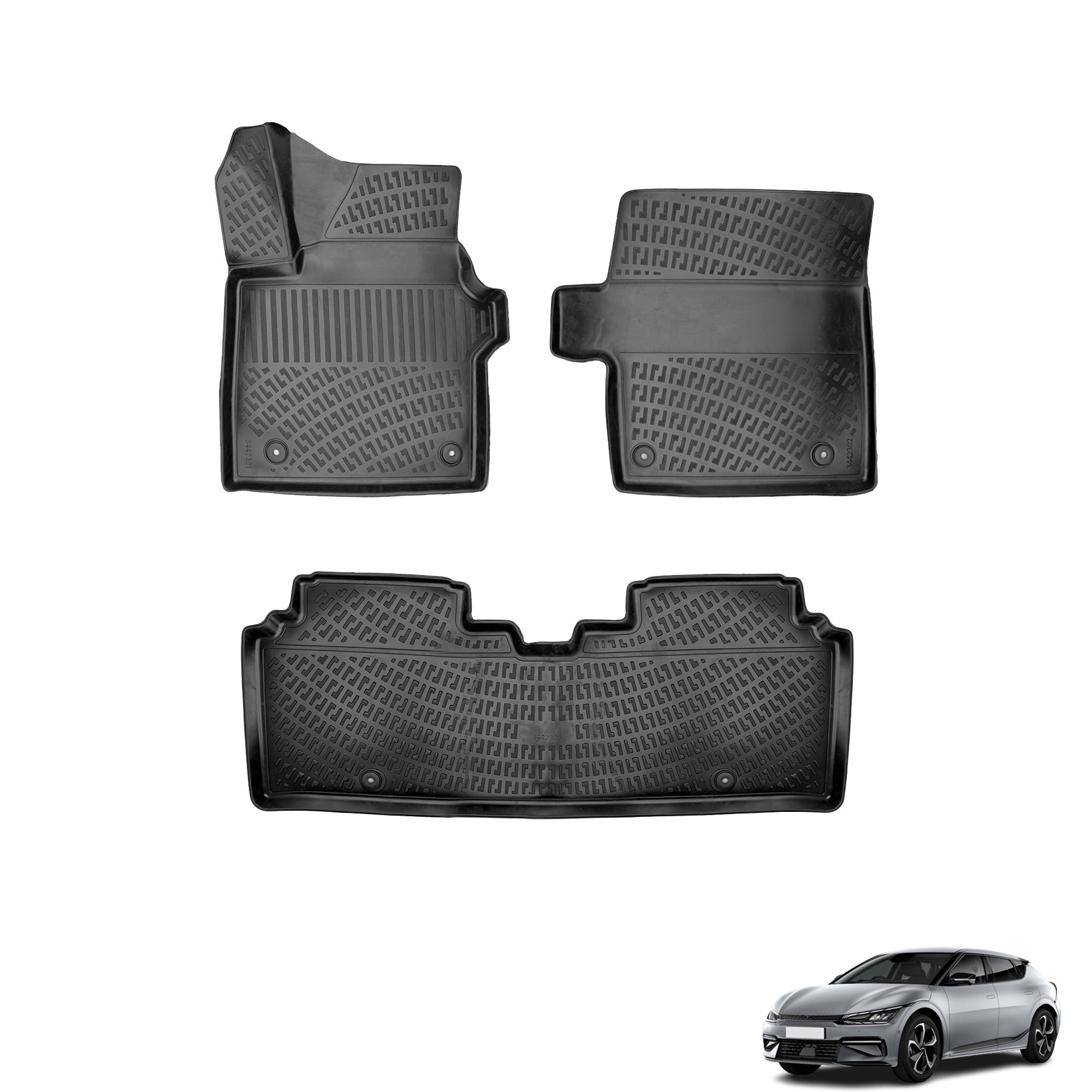 Kia EV6 Custom Car Mats, Extreme Coverage