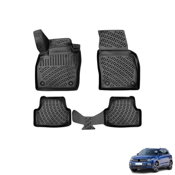 Tappetini Auto TPE Per Volkswagen Jetta 2019-2024 - Antiscivolo, Impermeabili, Copertura Totale (Anteriori + Posteriori)