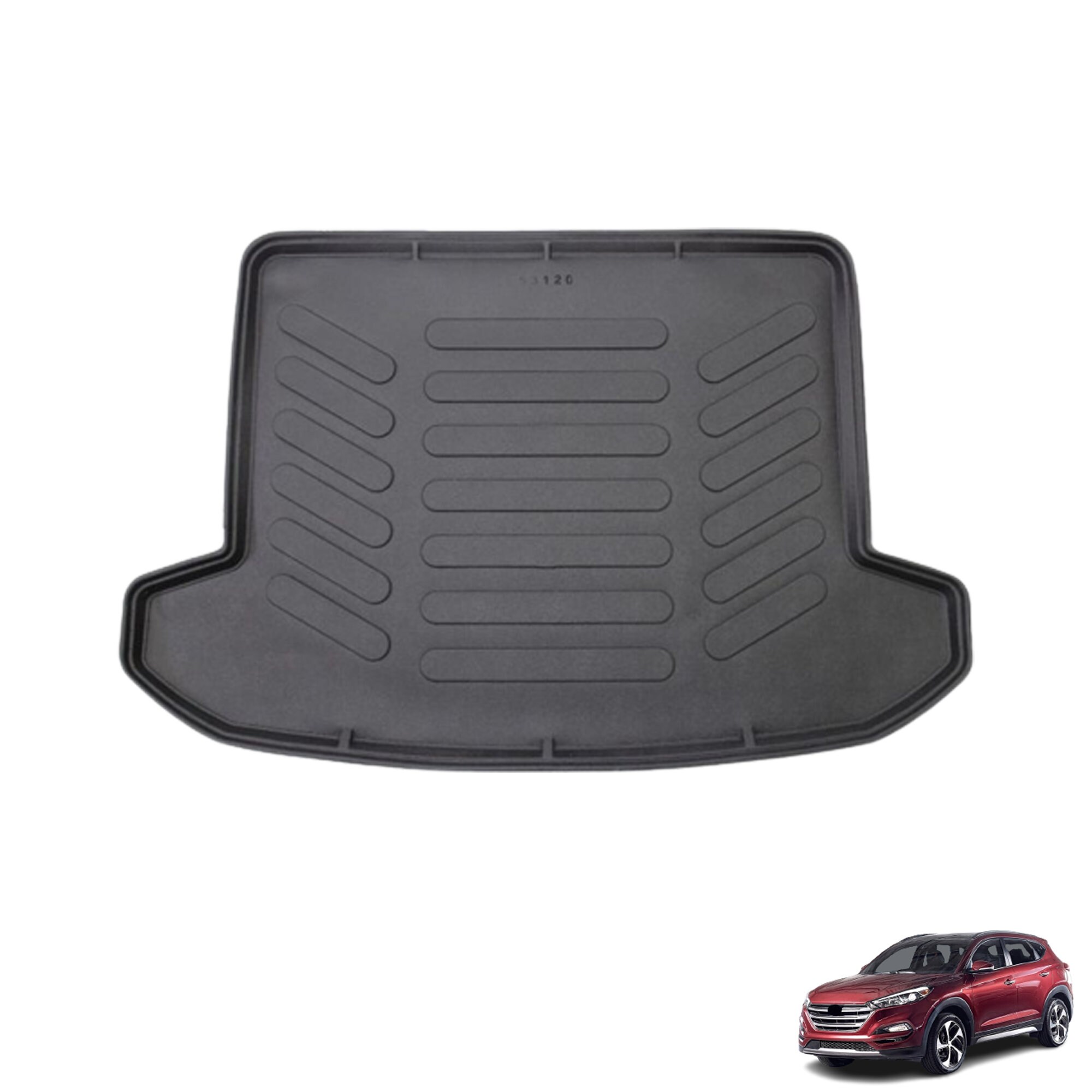 Tappetini Auto Per Hyundai Tucson 2016-2021 In TPE - Impermeabili E Antiscivolo - Set Completo - 5