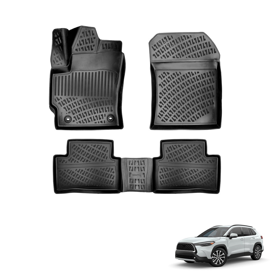 Fits Toyota Corolla Cross 20222023 Floor Mats Front & Rear All