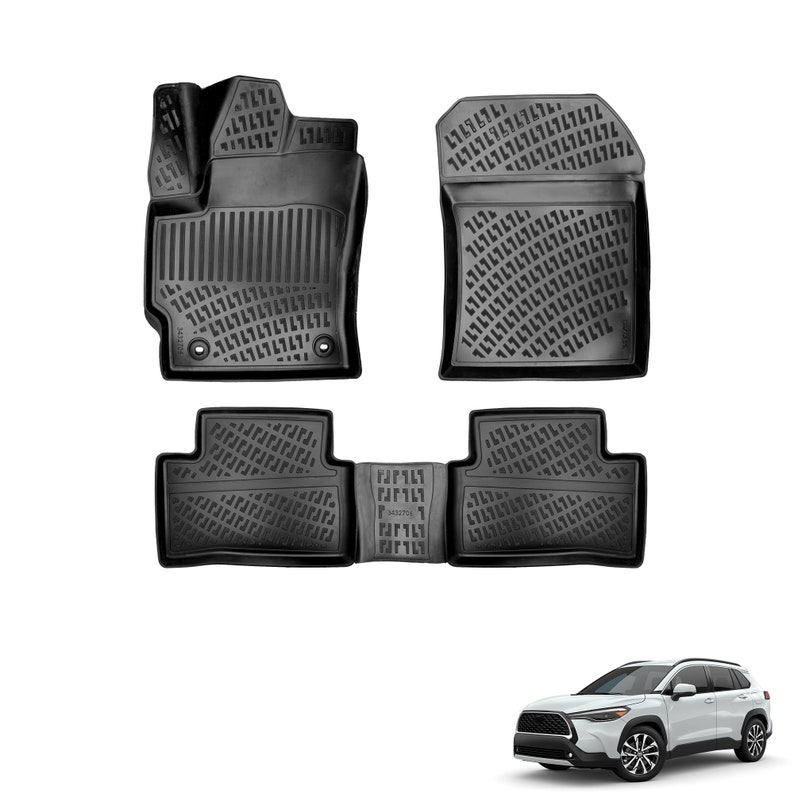 Fits Toyota Corolla Cross 20222023 Floor Mats Front & Rear All