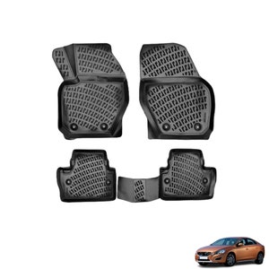 Floor Mats & Cargo Liner Set for Volvo S60 2010-2018 | Full Coverage, All Weather, Non Slip Waterproof Floor Mats