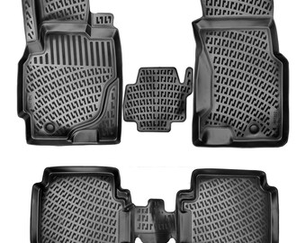 Floor Mats & Cargo Liner Set for Honda CR-V 1995-2001 | Full Coverage, All Weather, Non Slip Waterproof Floor Mats