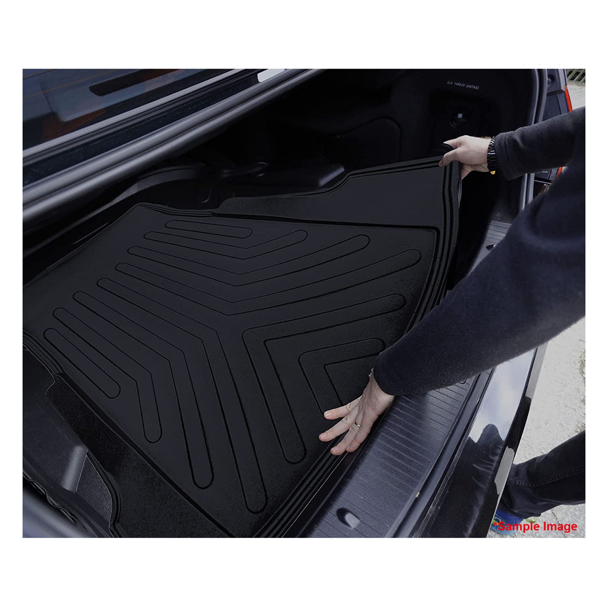 Fits Totota C-HR 2016-2022 All Protection Cargo Liner Trunk Mat Fresh  Design Heavy Duty Trimmable Trunk Liner 