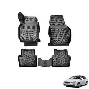 Floor Mats Liner fits Volvo S80 2006-2016 | Full Coverage, All Weather Durable, Non Slip Waterproof