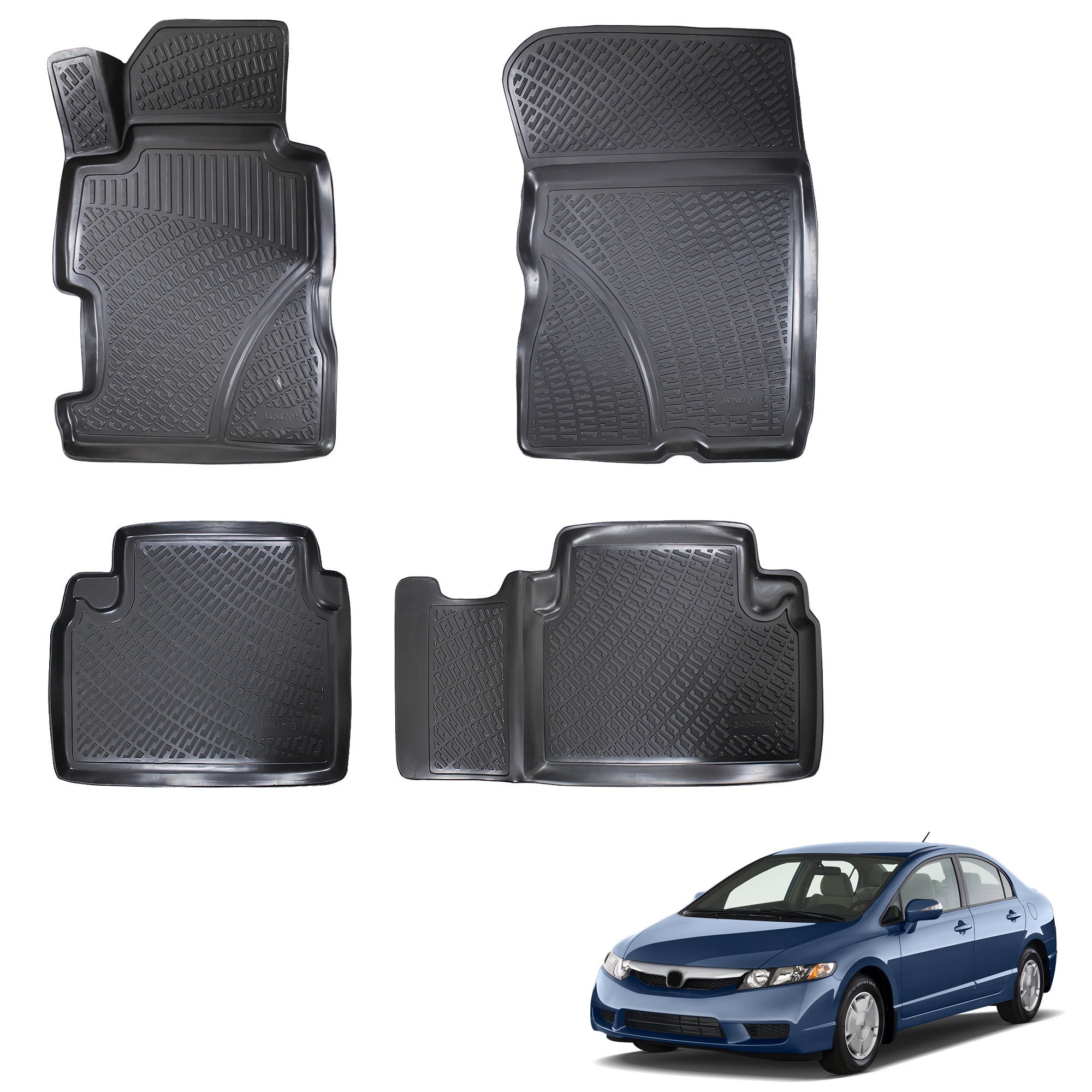 Tapis de Sol en Cuir PU pour Coffre Arrière de Voiture, Polymères