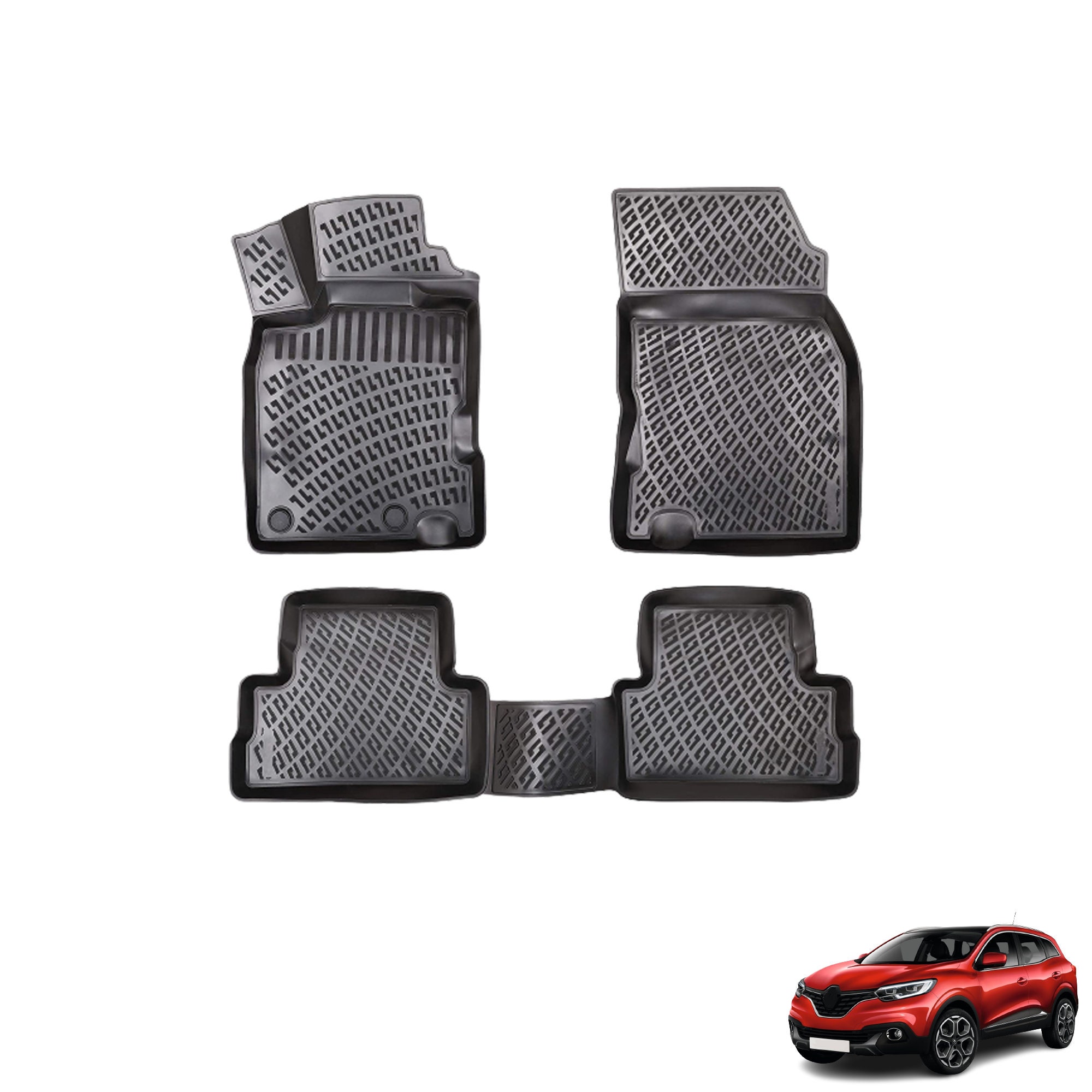 Auto Außentürgriffe Abdeckung für Renault Kadjar 2015-2023, ABS Carbon  Fiber-Chrom Auto Türgriff Verkleidung Dekorations Zubehör,H : :  Auto & Motorrad