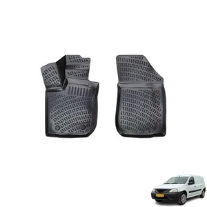 Floor Mats Liner fits Dacia Logan 2 MCV PANELVAN 2013-2023 | Full Coverage, All Weather Durable, Non Slip Waterproof
