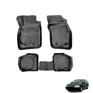 Floor Mats Liner fits Volvo V40 1996-2004 | Full Coverage, All Weather Durable, Non Slip Waterproof