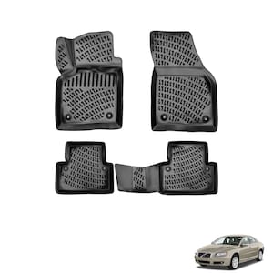 Floor Mats & Cargo Liner Set for Volvo S40 2004-2012 | Full Coverage, All Weather, Non Slip Waterproof Floor Mats