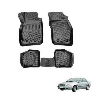 Floor Mats & Cargo Liner Set for Volvo S40 1996-2004 | Full Coverage, All Weather, Non Slip Waterproof Floor Mats