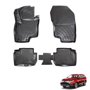 FuBmatten und Laderaummatten Set fur Mitsubishi Outlander Hybrid 2018 2023 Vollflachige wetterfeste Etsy