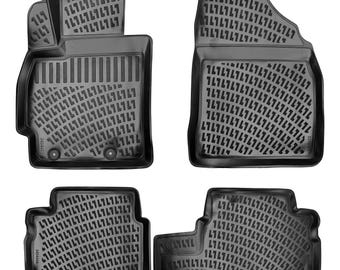 Floor Mats & Cargo Liner Set for Toyota Corolla 2007-2012 | Full Coverage, All Weather, Non Slip Waterproof Floor Mats
