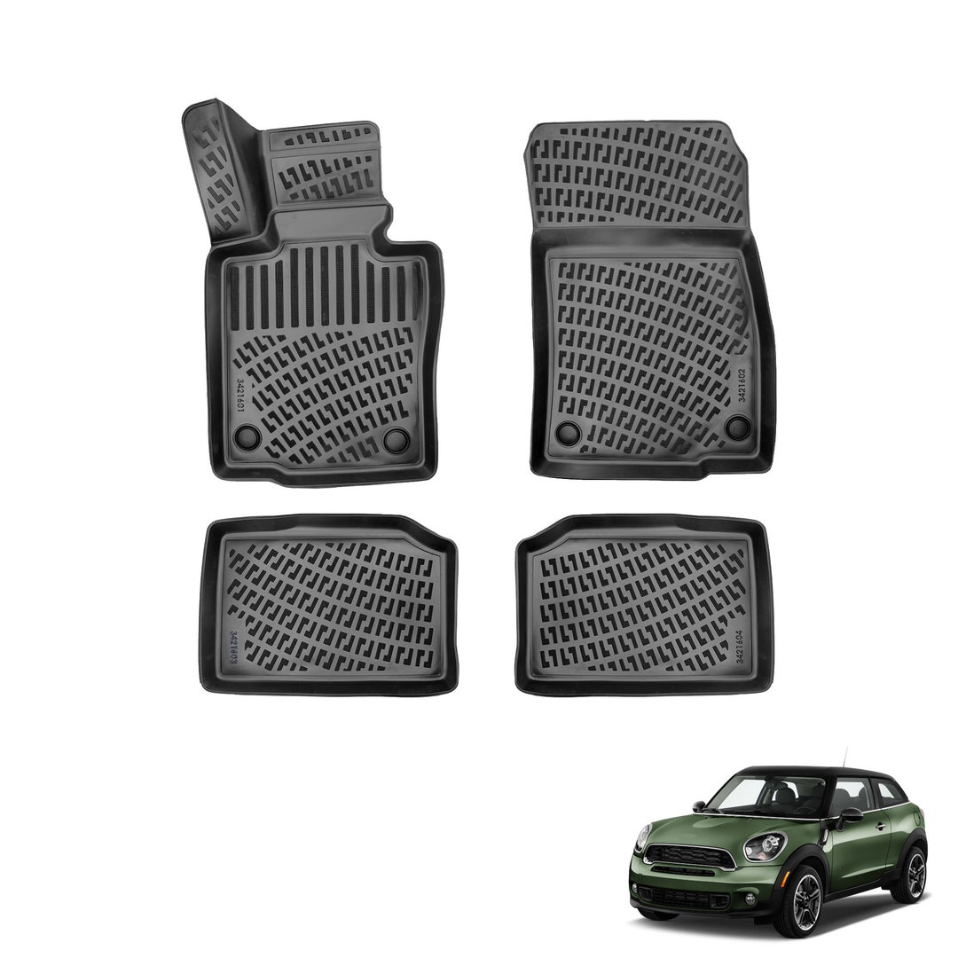 Mini Paceman Boot R Floor Rails Fits Mini Paceman 2013-2016 Floor Mats Front & Rear All Wheather Custom ...