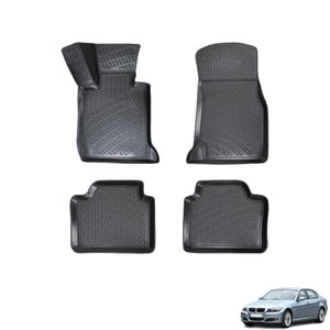 Luxury-line car foot mats fits for BMW 3 Series E90 E91 from 2005-2012  L.H.D only