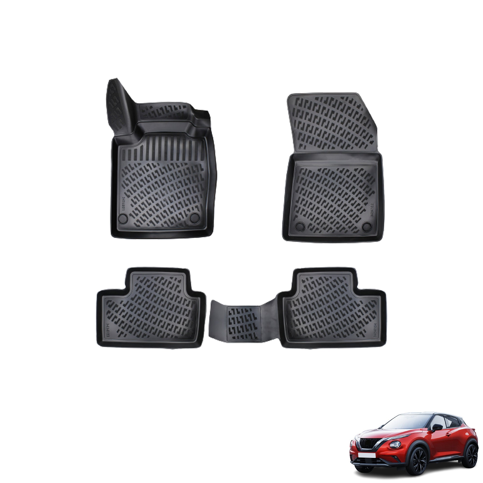 Floor Mats Cargo Liner Set for Nissan Juke 2019 2023 Full Coverage All Weather Non Slip Waterproof Floor Mats Etsy