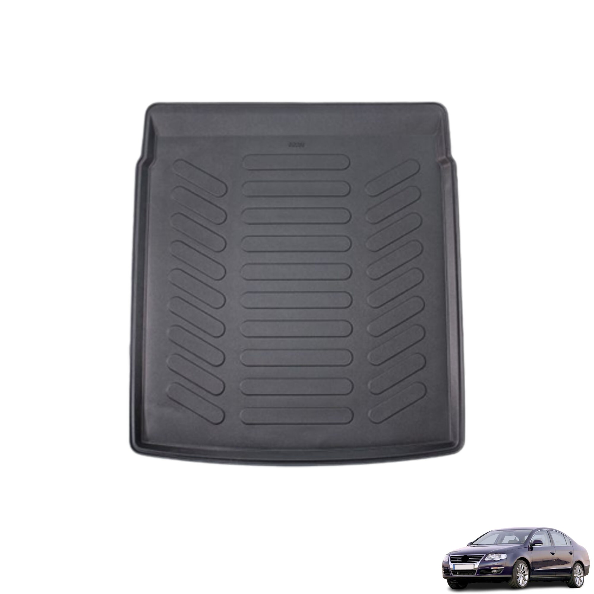 Passend für VW Passat B6 2005-2010 Alle Schutz Cargo Liner Stammmatte  Frisches Design Hochleistungs-Trimmbares Stamm-Einlage -  Österreich