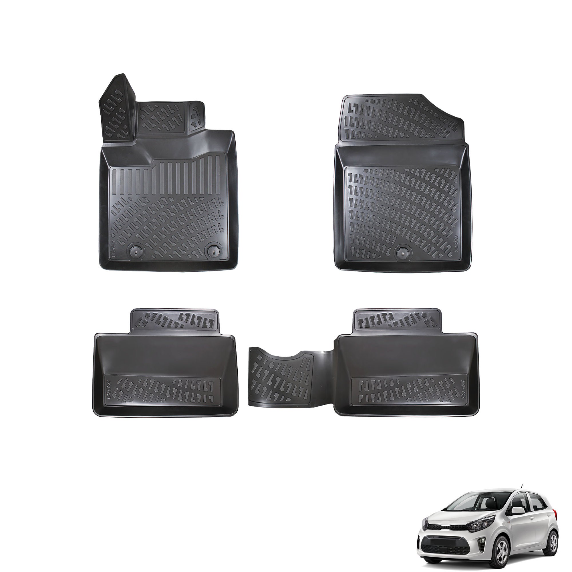 LHD Leather Car Floor Mats for Kia Carnival Sedona 2015 2016 2017