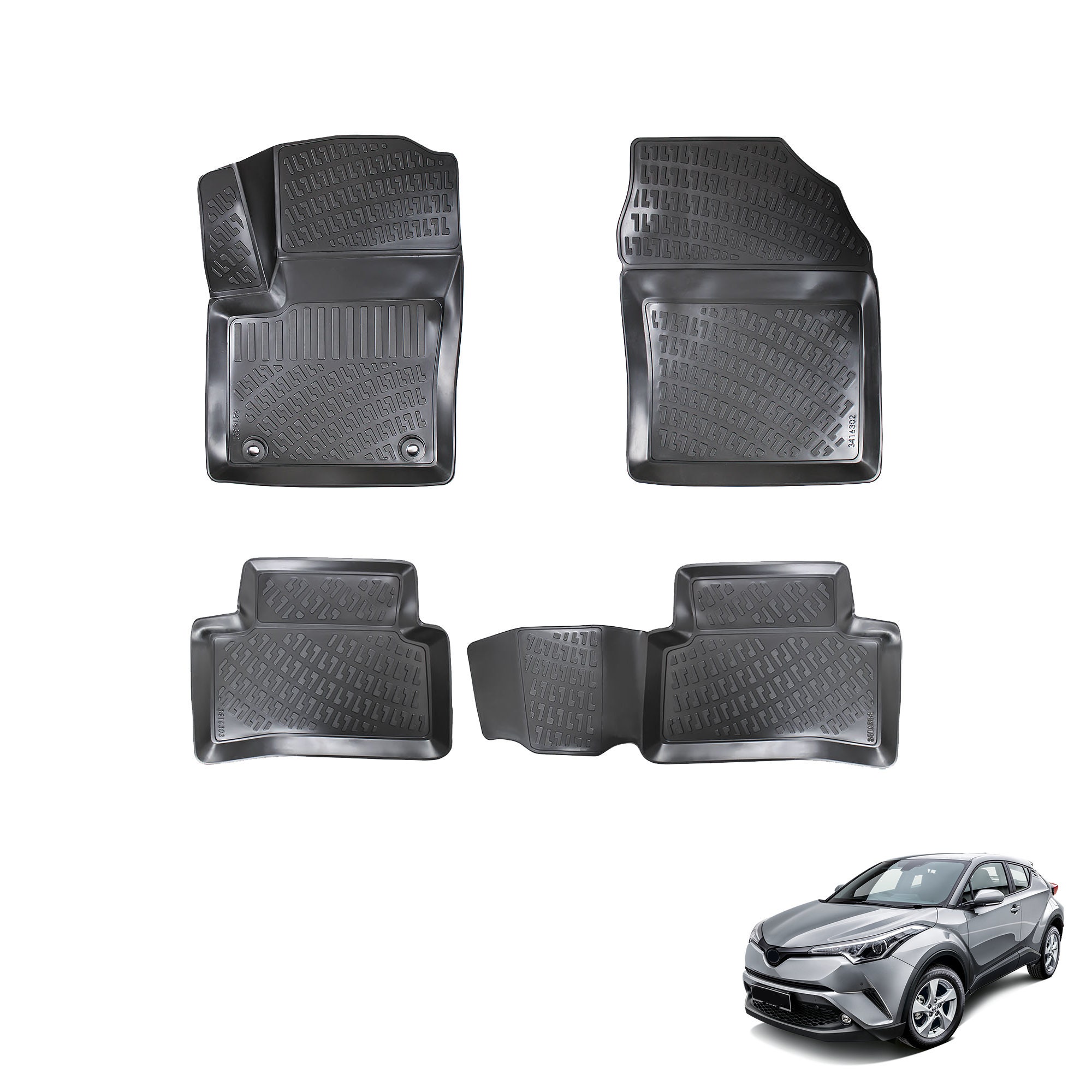  Tapis De Voiture Personnalisé pour Toyota pour CHR C