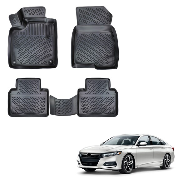 Fits Honda Accord 2018 2022 Floor Mats Front Rear All Wheather