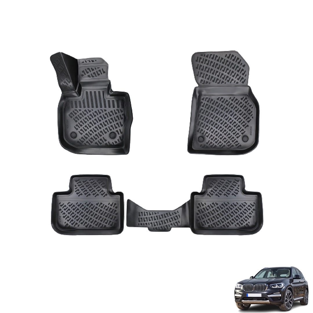 Fits Bmw X3 G01 20172023 Floor Mats Front & Rear All Wheather Custom