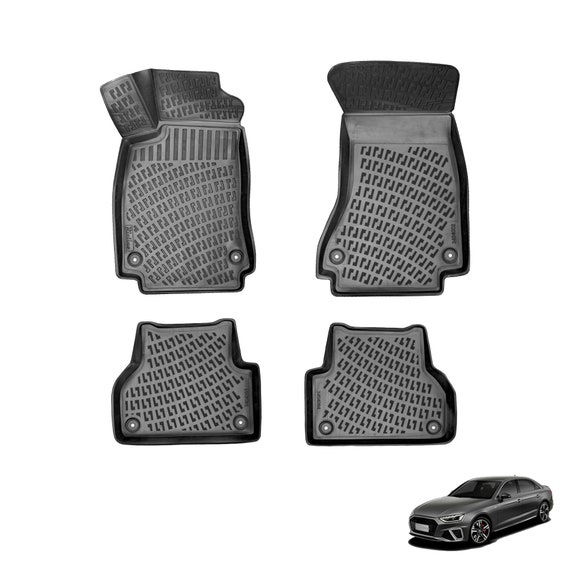 Fits Audi A4 B9 2016-2023 Floor Mats Front & Rear All Wheather