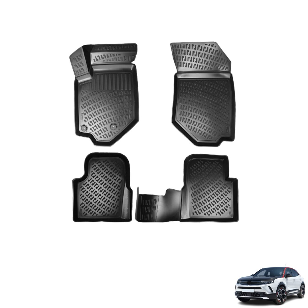 Buy Fits Opel Mokka 2021 2023 Floor Mats Front Rear All