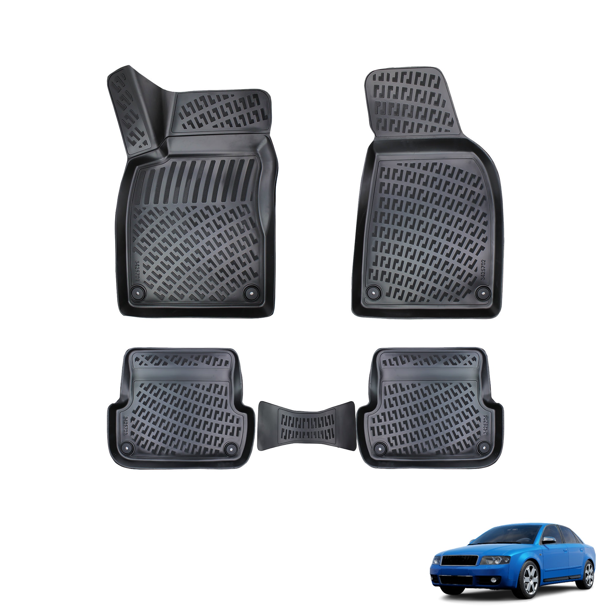 Audi a4 s line car mats with sale logo
