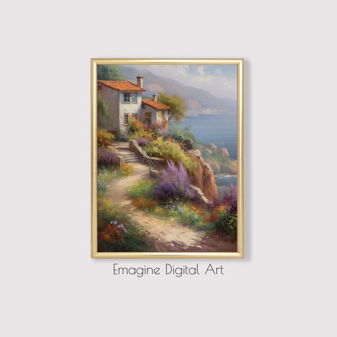 Coastal Cottage Framed Art main image 0