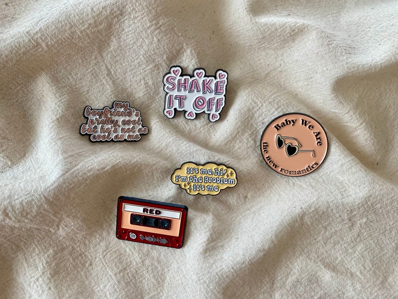 Taylor Swift Emaille Pins Taylor Swift Album Pins Swiftie Pins Broschen Bild 2