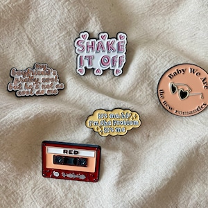 Taylor Swift Emaille Pins Taylor Swift Album Pins Swiftie Pins Broschen Bild 1